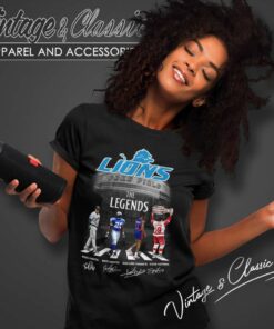 Detroit Lions The Legends Signature Shirt 6 Detroit Lions The Legends Signature Women TShirt