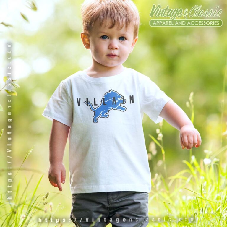 Detroit Lions Villain Logo kids Shirt Detroit Lions Villain Logo kids Shirt