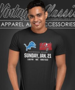 Detroit Lions Vs Tampa Bay Buccaneers 2024 Super Divisional Round Shirt 4 Detroit Lions Vs Tampa Bay Buccaneers 2024 Super Divisional Round T Shirt