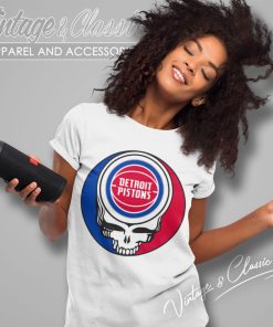 Detroit Pistons Grateful Dead Steal Your Face Women T Shirt