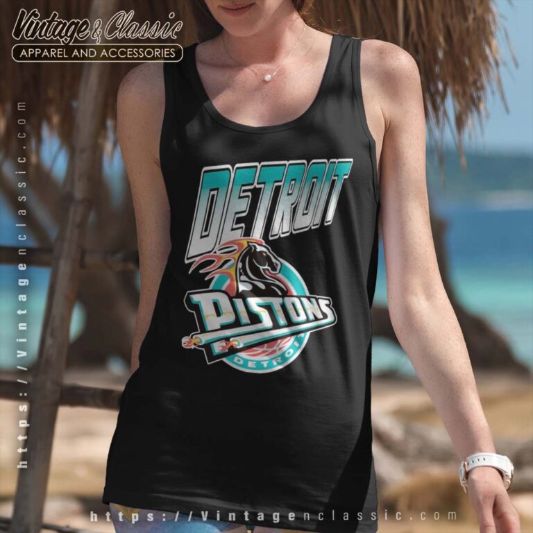 Detroit Pistons Logo NBA Basketball Tank Top Detroit Pistons Logo NBA Basketball Tank Top