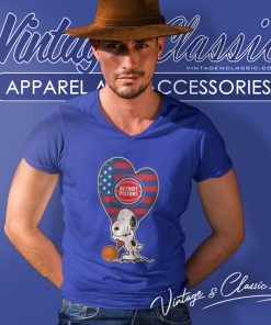Detroit Pistons Nba Basketball The Peanuts Movie Adorable Snoopy V Neck TShirt