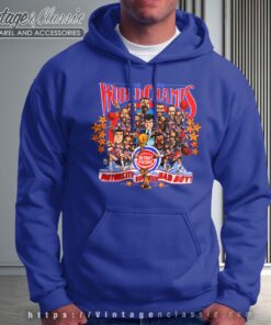 Detroit Pistons Nba World Champs Royal Hoodie