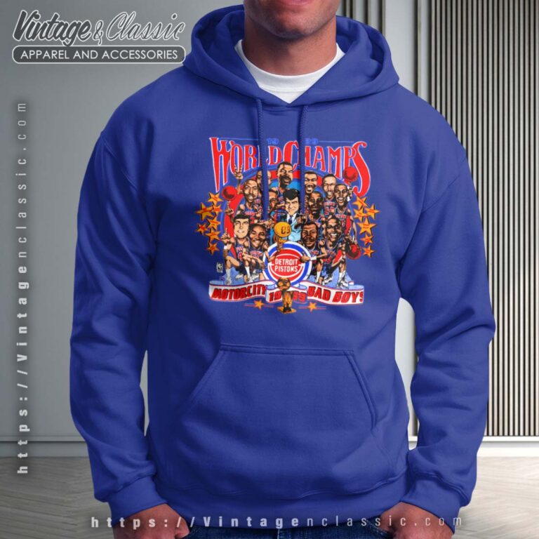 Detroit Pistons Nba World Champs Royal Hoodie Detroit Pistons Nba World Champs Royal Hoodie