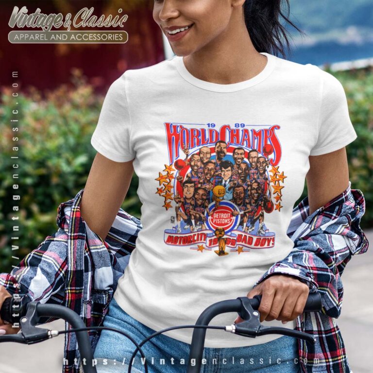 Detroit Pistons Nba World Champs White T Shirt Detroit Pistons Nba World Champs White T Shirt