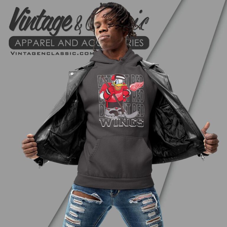Detroit Red Wings Donald Duck Hockey Shirt Hoodie Detroit Red Wings Donald Duck Hockey Shirt Hoodie