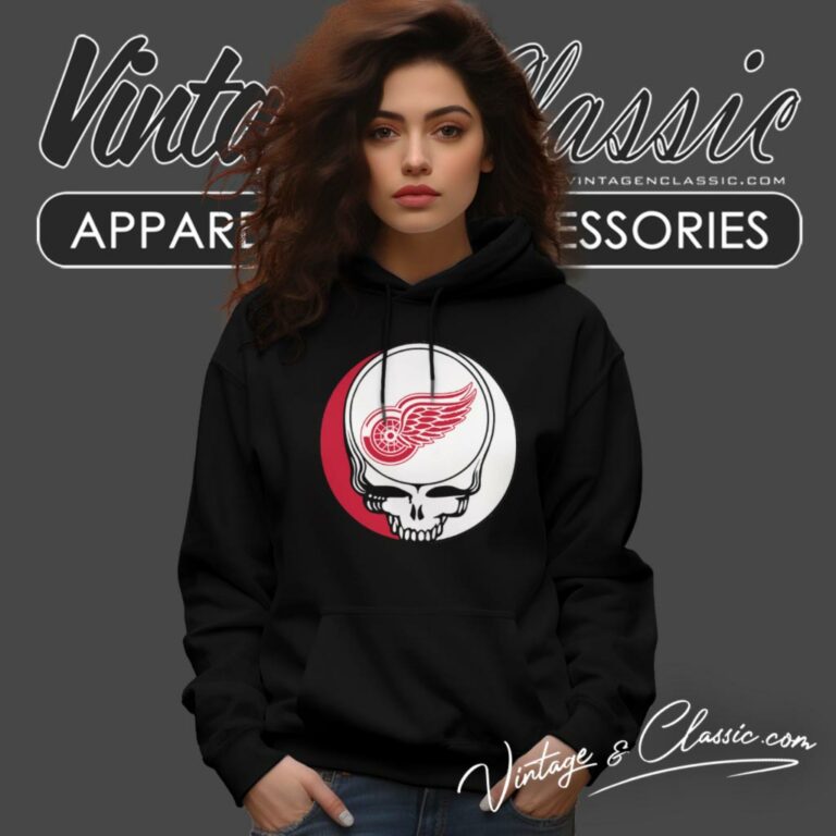 Detroit Red Wings Grateful Dead Steal Your Face Hoodie Detroit Red Wings Grateful Dead Steal Your Face Hoodie