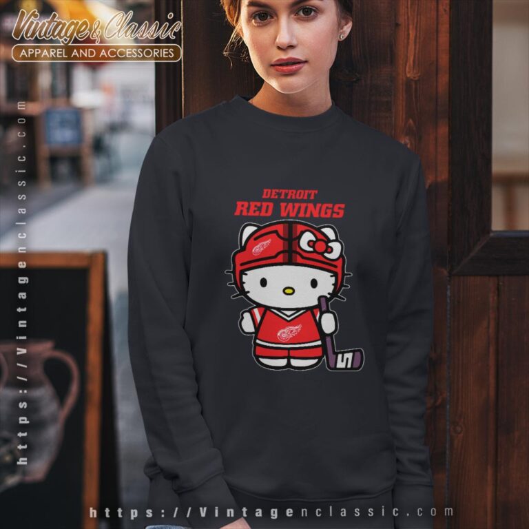 Detroit Red Wings Hello Kitty Shirt Sweatshirt Detroit Red Wings Hello Kitty Shirt Sweatshirt