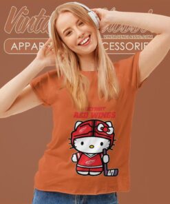 Detroit Red Wings Hello Kitty Shirt Women T shirt