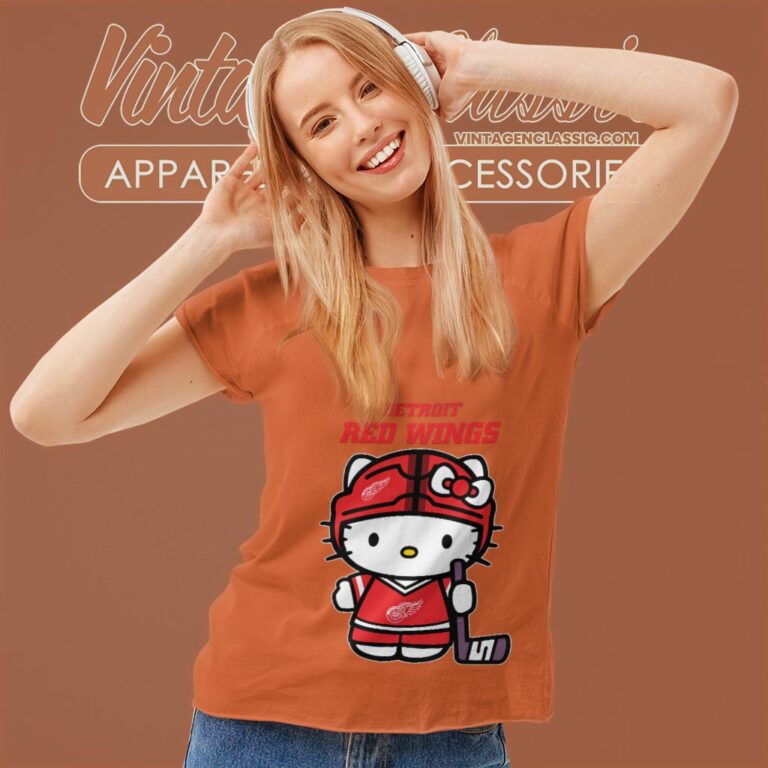 Detroit Red Wings Hello Kitty Shirt Women T shirt Detroit Red Wings Hello Kitty Shirt Women T shirt
