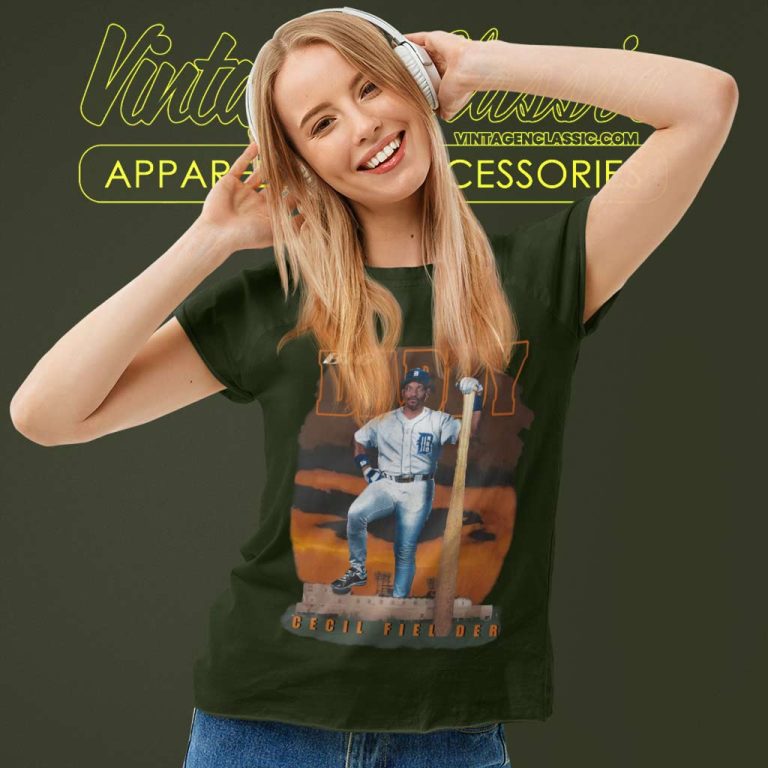 Detroit Tigers Big Daddy Cecil Fielder Women TShirt Detroit Tigers Big Daddy Cecil Fielder Women TShirt
