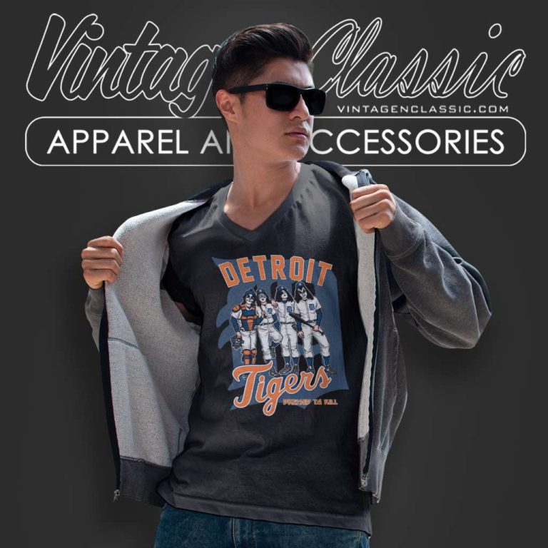 Detroit Tigers Dressed To Kill V Neck TShirt Detroit Tigers Dressed To Kill V Neck TShirt