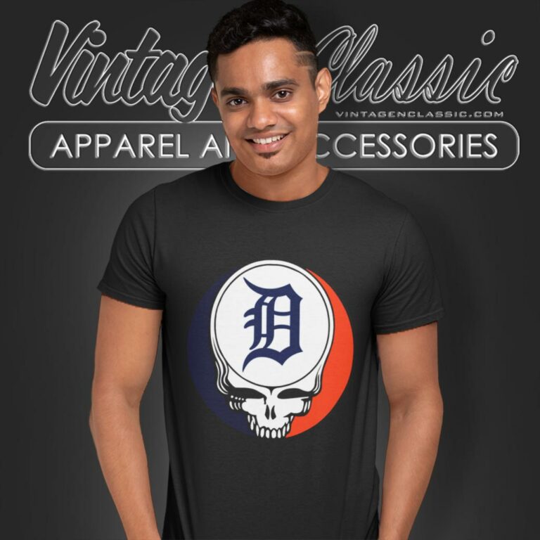 Detroit Tigers Grateful Dead Steal Your Face T Shirt Detroit Tigers Grateful Dead Steal Your Face T Shirt