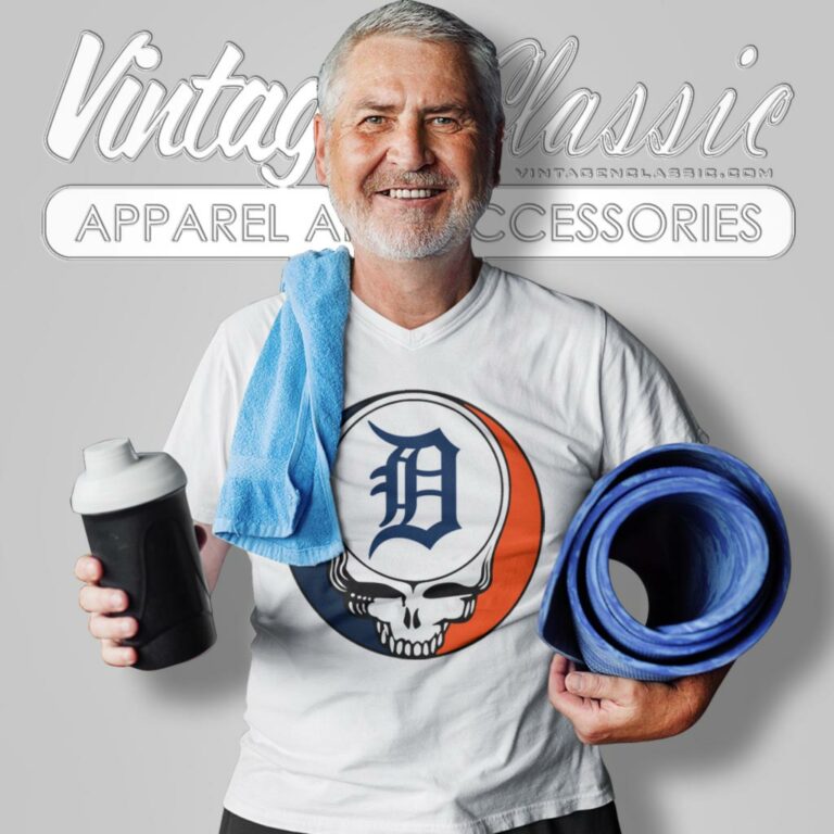 Detroit Tigers Grateful Dead Steal Your Face V Neck TShirt Detroit Tigers Grateful Dead Steal Your Face V Neck TShirt