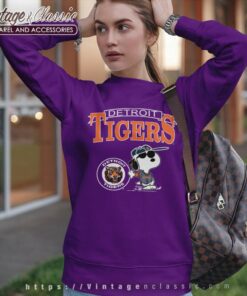 Detroit Tigers Joe Cool Snoopy Sweatshirt