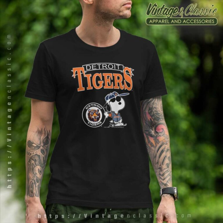 Detroit Tigers Joe Cool Snoopy T Shirt Detroit Tigers Joe Cool Snoopy T Shirt