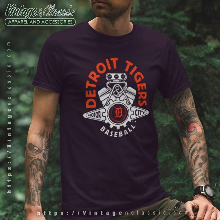 Detroit Tigers Motor City Baseball T Shirt Detroit Tigers Motor City Baseball T Shirt