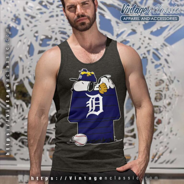 Detroit Tigers Snoopy And Woodstock Resting Together Mlb Tank Top Racerback Detroit Tigers Snoopy And Woodstock Resting Together Mlb Tank Top Racerback