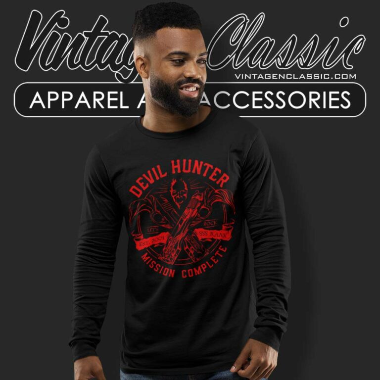 Devil Hunter Game Long Sleeve Tee Devil Hunter Game Long Sleeve Tee