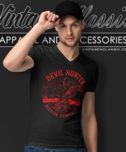 Devil Hunter Game V Neck TShirt