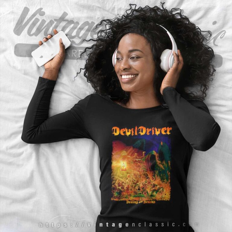 Devildriver Shirt Dealing With Demons Vol Ii Long Sleeve Tee Devildriver Shirt Dealing With Demons Vol Ii Long Sleeve Tee