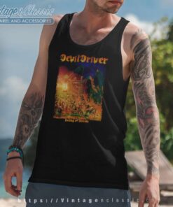 Devildriver Shirt Dealing With Demons Vol Ii Tank Top Racerback