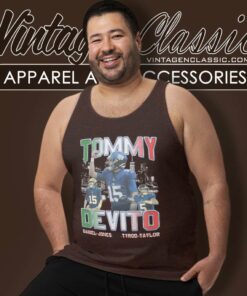 Devito Tommy Cutlets Giants Qb Italian Tank Top Racerback