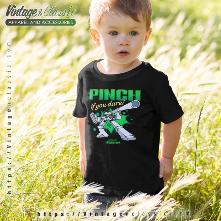 Dexters Laboratory St Patricks Day Pinch If You Dare Kid T Shirt Dexters Laboratory St Patricks Day Pinch If You Dare Kid T Shirt