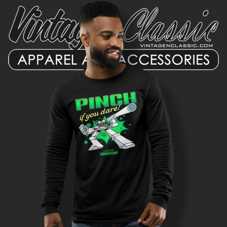 Dexters Laboratory St Patricks Day Pinch If You Dare Long Sleeve Tee Dexters Laboratory St Patricks Day Pinch If You Dare Long Sleeve Tee
