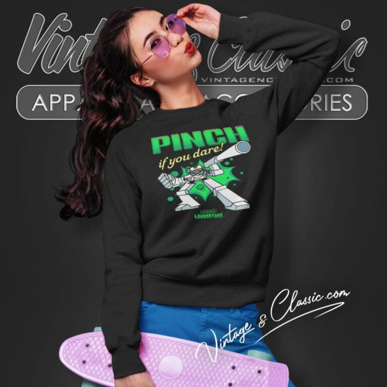 Dexters Laboratory St Patricks Day Pinch If You Dare Sweatshirt Dexters Laboratory St Patricks Day Pinch If You Dare Sweatshirt