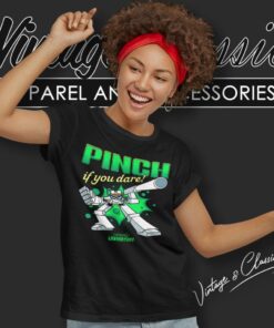 Dexters Laboratory St Patricks Day Pinch If You Dare Women T Shirt