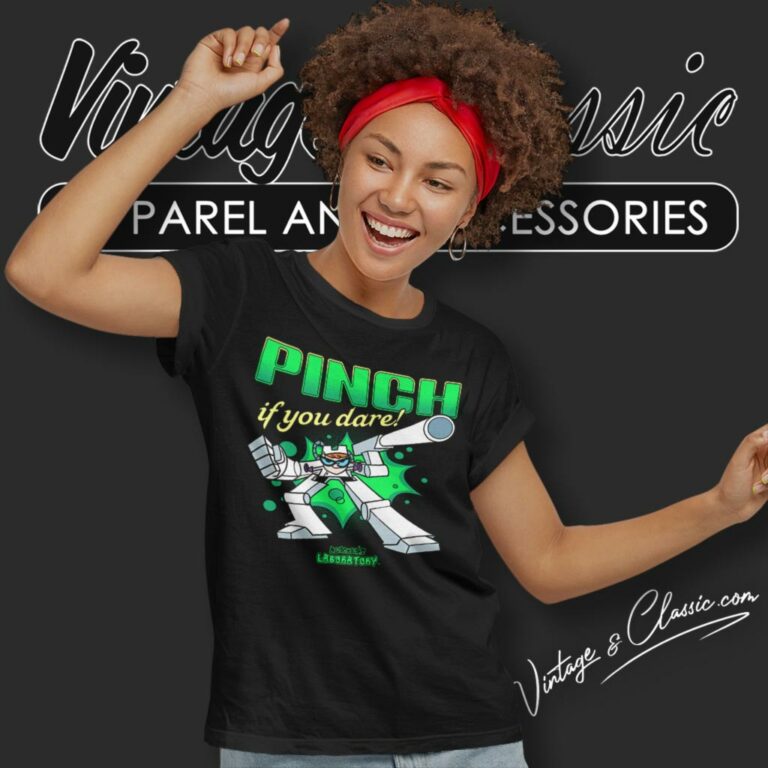 Dexters Laboratory St Patricks Day Pinch If You Dare Women T Shirt Dexters Laboratory St Patricks Day Pinch If You Dare Women T Shirt