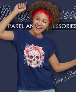 Dia De Los Muertos Day Of The Dead Sugar Skull Shirt 6 Dia De Los Muertos Day Of The Dead Sugar Skull Women TShirt