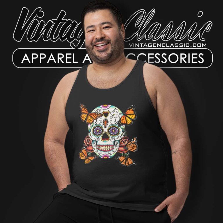 Dia De Los Muertos Denison Arts Council Tank Top Racerback Dia De Los Muertos Denison Arts Council Tank Top Racerback