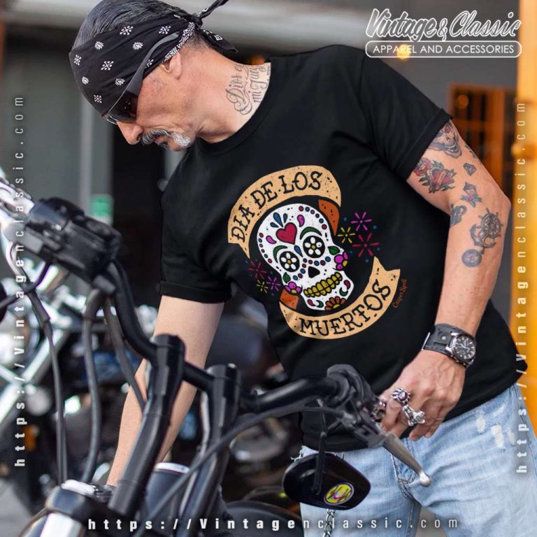 Dia De Los Muertos Mc Skull Style T shirt Dia De Los Muertos Mc Skull Style T shirt