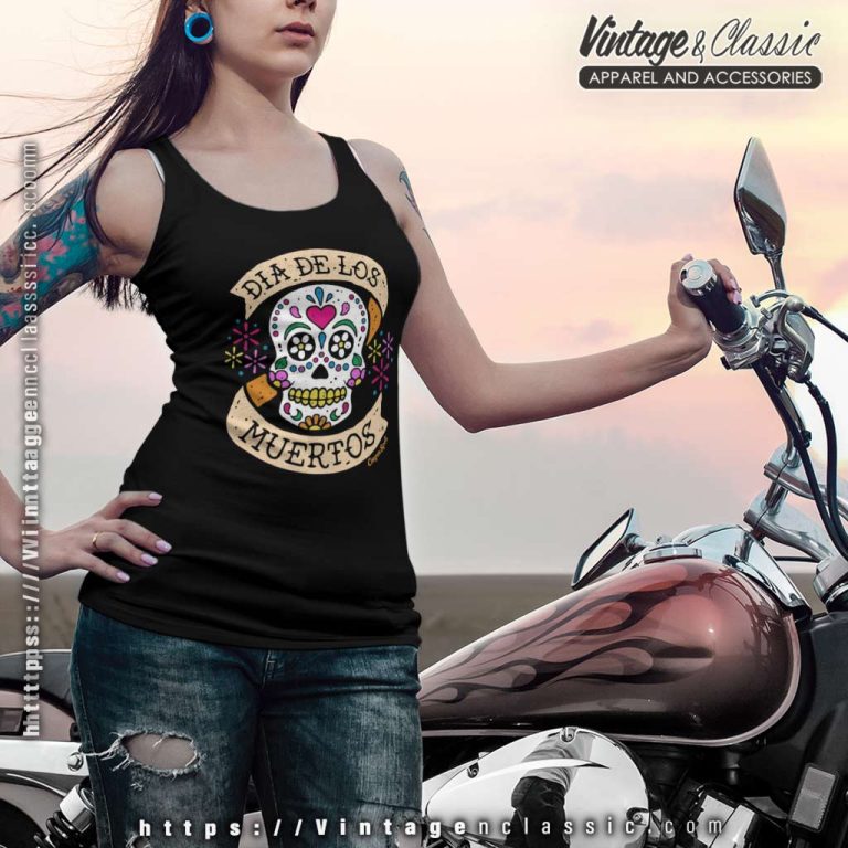Dia De Los Muertos Mc Skull Style Tank top Women Dia De Los Muertos Mc Skull Style Tank top Women