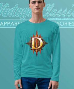 Diablo 4 Game 2023 Logo Long Sleeve Tee