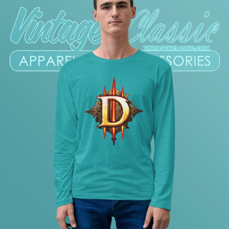 Diablo 4 Game 2023 Logo Long Sleeve Tee Diablo 4 Game 2023 Logo Long Sleeve Tee