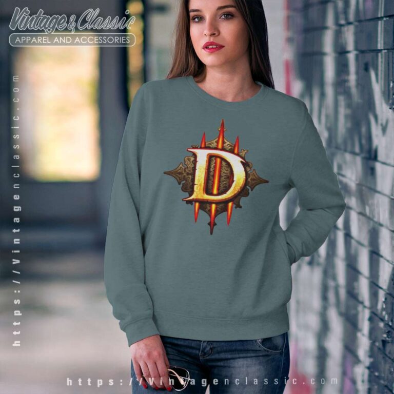 Diablo 4 Game 2023 Logo Sweatshirt Diablo 4 Game 2023 Logo Sweatshirt