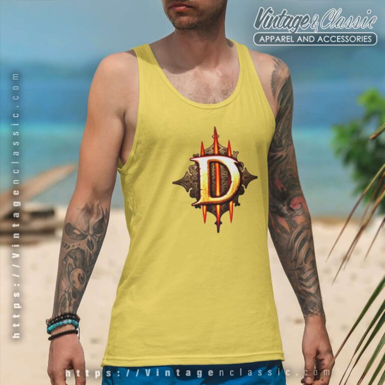 Diablo 4 Game 2023 Logo Tank Top Racerback Diablo 4 Game 2023 Logo Tank Top Racerback