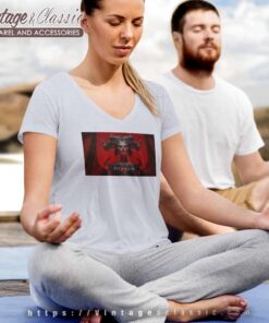 Diablo Iv 2023 Game Poster V Neck TShirt