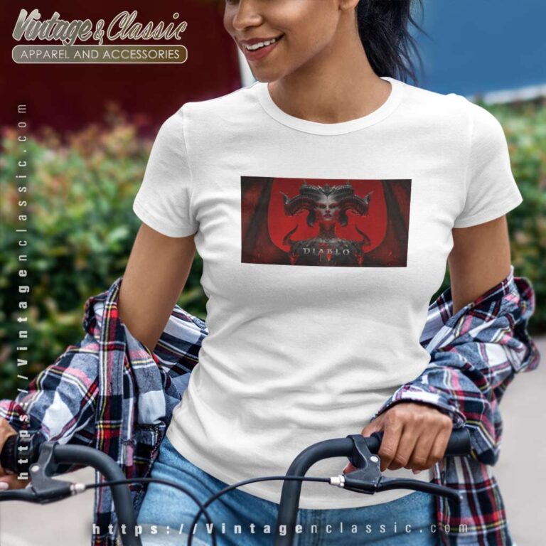 Diablo Iv 2023 Game Poster Women TShirt Diablo Iv 2023 Game Poster Women TShirt
