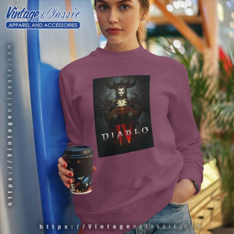 Diablo Iv Video Game Sweatshirt Diablo Iv Video Game Sweatshirt