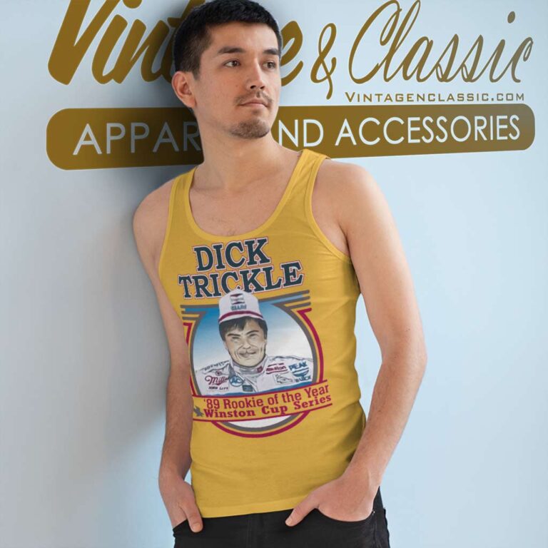 Dick Trickle Rookie Of The Year Tank Top Racerback Dick Trickle Rookie Of The Year Tank Top Racerback