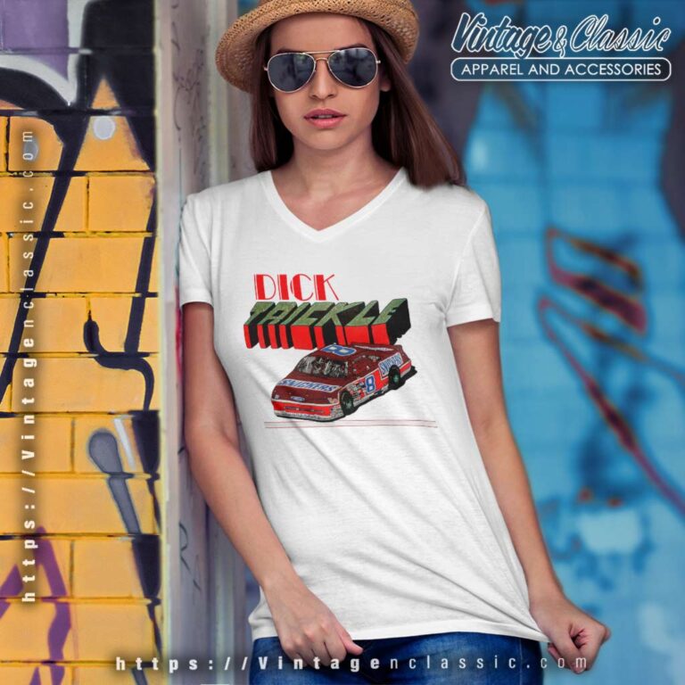 Dick Trickle Snickers Nascar Vintage V Neck TShirt Dick Trickle Snickers Nascar Vintage V Neck TShirt