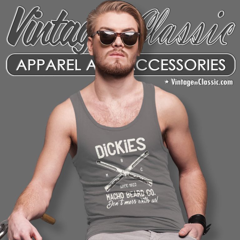 Dickies Brownsville Shirt Macho Beard Tank Top Racerback Dickies Brownsville Shirt Macho Beard Tank Top Racerback
