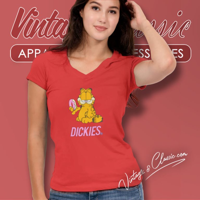 Dickies Garfield Collaborative V Neck TShirt Dickies Garfield Collaborative V Neck TShirt