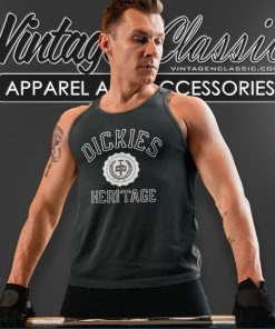 Dickies Oxford Black Tank Top Racerback