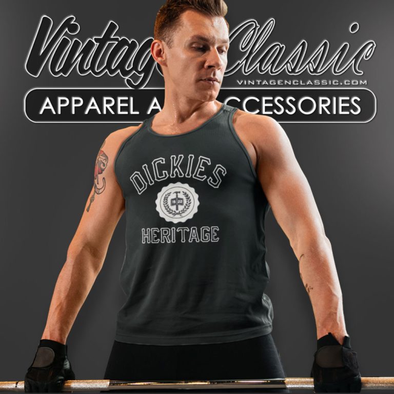 Dickies Oxford Black Tank Top Racerback Dickies Oxford Black Tank Top Racerback