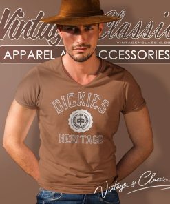 Dickies Oxford Black V Neck TShirt